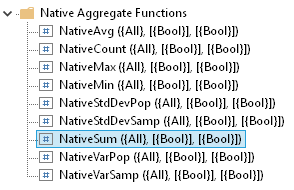 Native Aggregations