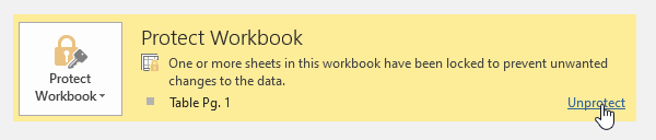 protect workbook option