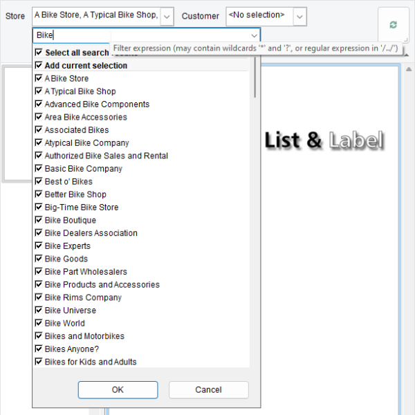 New Features for Your Report Parameter Selection - List & Label